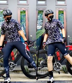 ONE MILITARY DIGITAL CAMOUFLAGE ROAD BIKE JERSEY