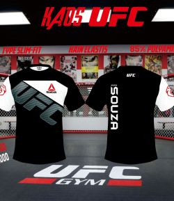 SXB FIGHTING UFC LENGAN PENDEK TYPE SLIM FIT