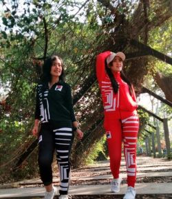 SXB FILLA LION STRIPED JACKET AND JOGGER