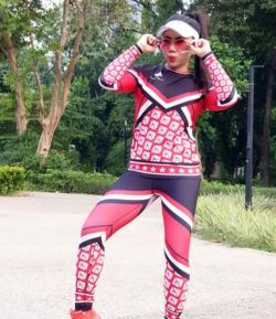 SXB GOALS RED BLACK BIG LOGO LONGSLEEVE AND LEGGING