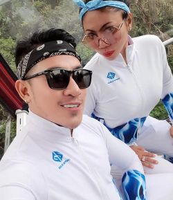 SXB GOALS ROCK STAR WHITE BLUE JACKET AND JOGGER