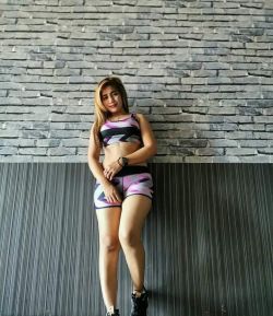 SXB HI RISE FULL ON LUXTREME SPORT BRA AND SHORT PANTS FULL PRINT