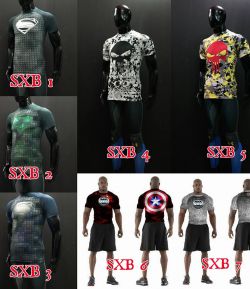 SXB MENS SUPER HERO LOGO PRINTED SHORT SLEEVE 100% ORIGINAL