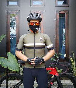 SXB SIMPLICITY DARK GREEN JERSEY ROAD BIKE - PRINT