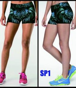 YOGA PRINT SHORT PANTS